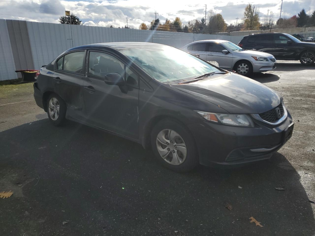 2013 Honda Civic Lx VIN: 2HGFB2F57DH560474 Lot: 81005584