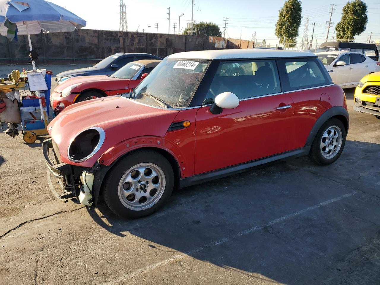 2012 Mini Cooper VIN: WMWSU3C56CT543455 Lot: 80969214