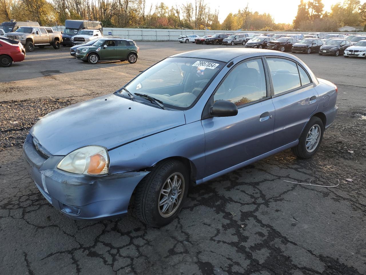 2004 Kia Rio VIN: KNADC125946336107 Lot: 79957854