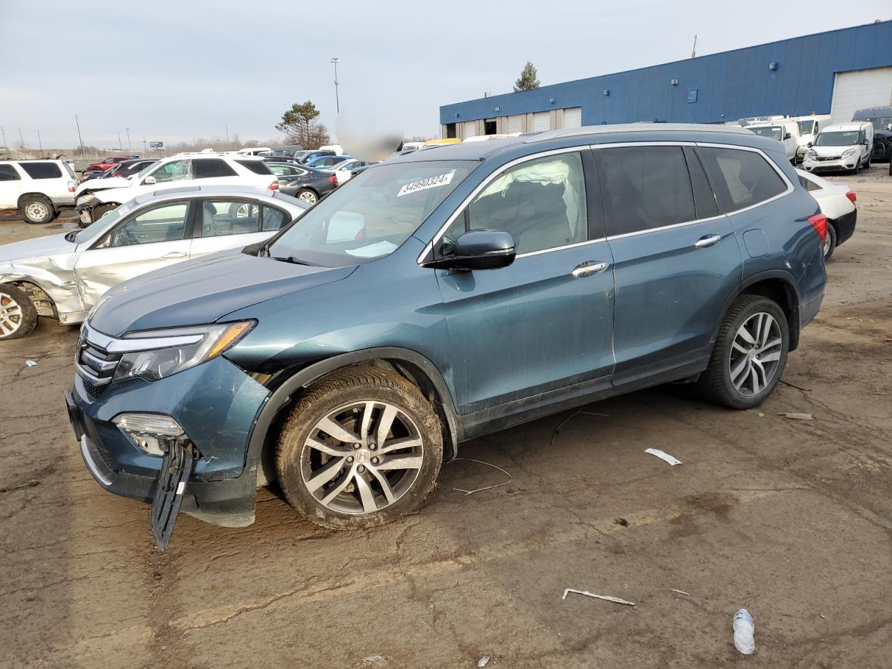 2017 Honda Pilot Elite VIN: 5FNYF6H02HB020630 Lot: 84990324