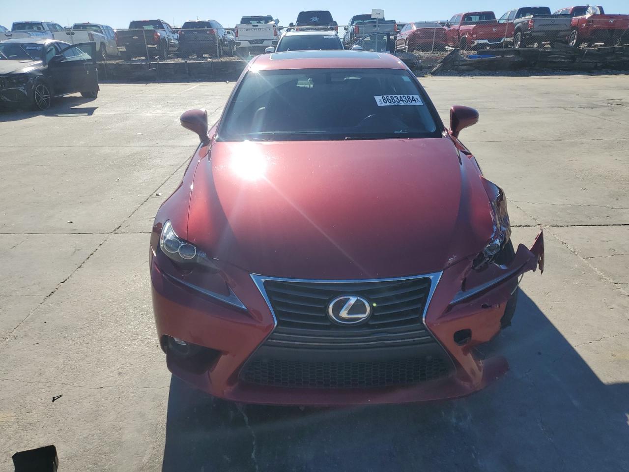 2015 Lexus Is 250 VIN: JTHBF1D29F5081552 Lot: 86834384