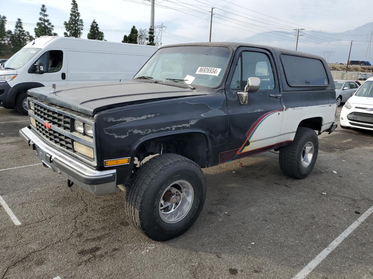 1989 Chevrolet Blazer V10 VIN: 1GNEV18K3KF190337 Lot: 86926934