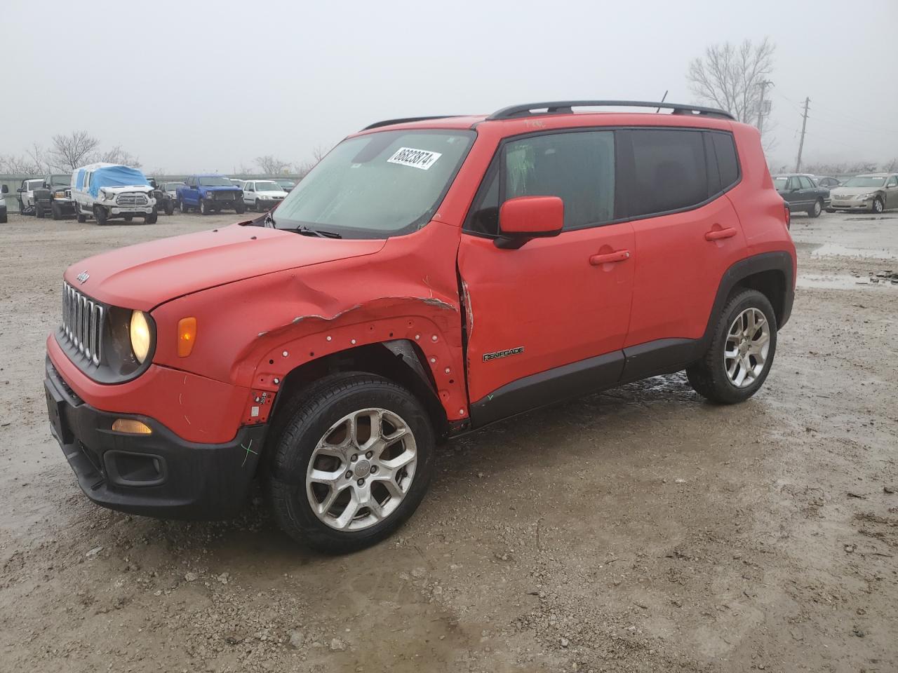 2016 Jeep Renegade Latitude VIN: ZACCJBBT1GPD16993 Lot: 86823874