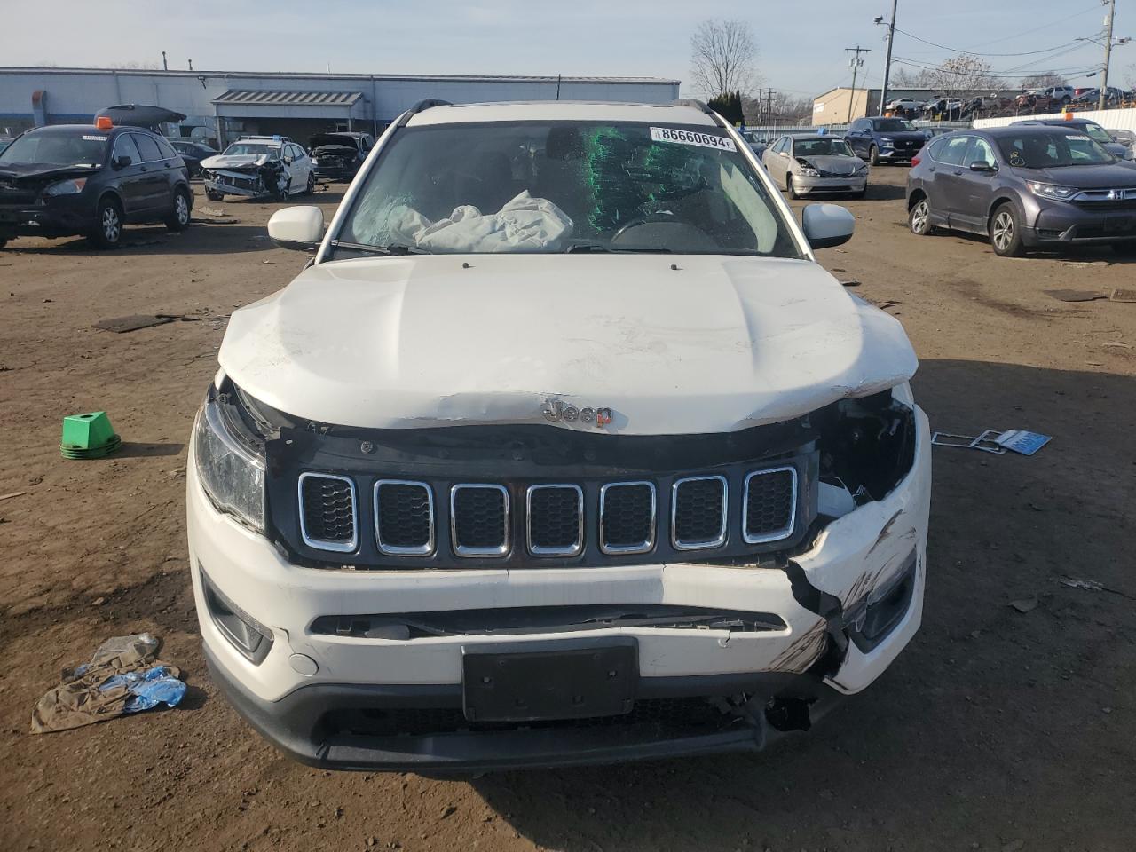 2018 Jeep Compass Latitude VIN: 3C4NJDBB5JT115495 Lot: 86660694