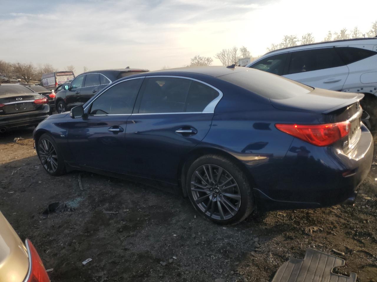 2016 Infiniti Q50 Red Sport 400 VIN: JN1FV7ARXGM450567 Lot: 85932924