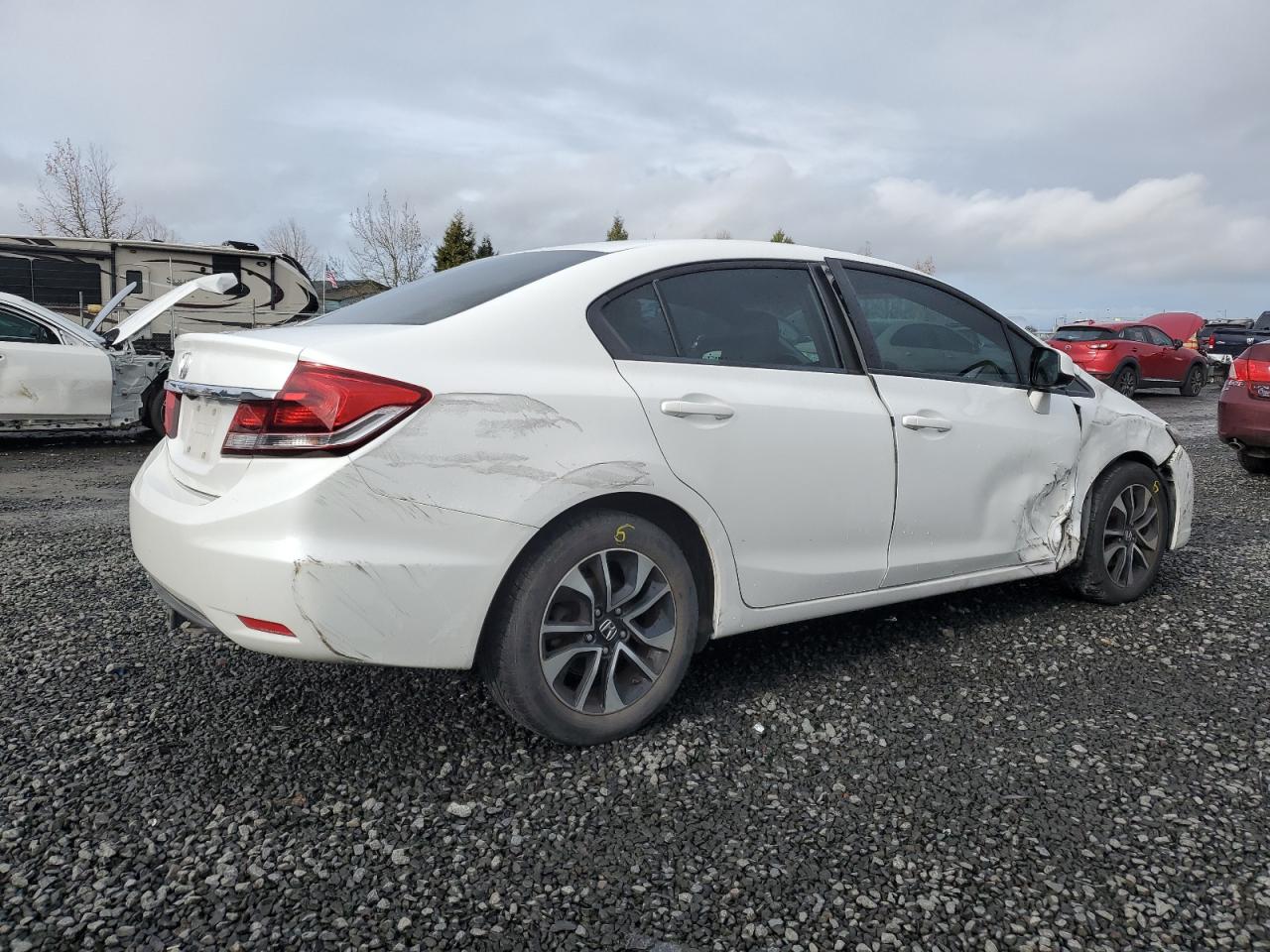 2013 Honda Civic Exl VIN: 19XFB2F95DE084609 Lot: 86580104