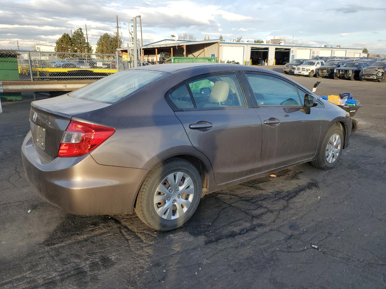 2012 Honda Civic Lx VIN: 2HGFB2F57CH536674 Lot: 86210884