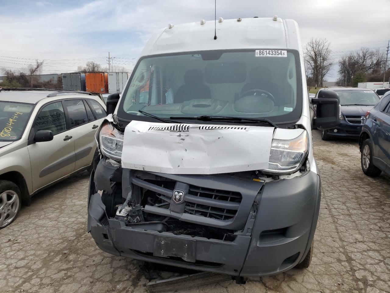 2018 Ram Promaster 2500 2500 High VIN: 3C6TRVCG5JE118926 Lot: 86143354