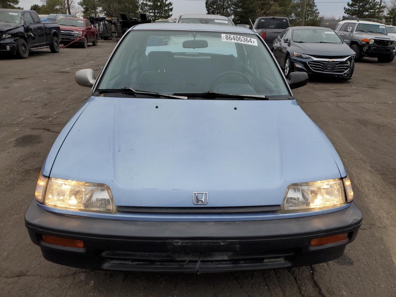 1989 Honda Civic Dx VIN: 1HGED364XKA043135 Lot: 86406364