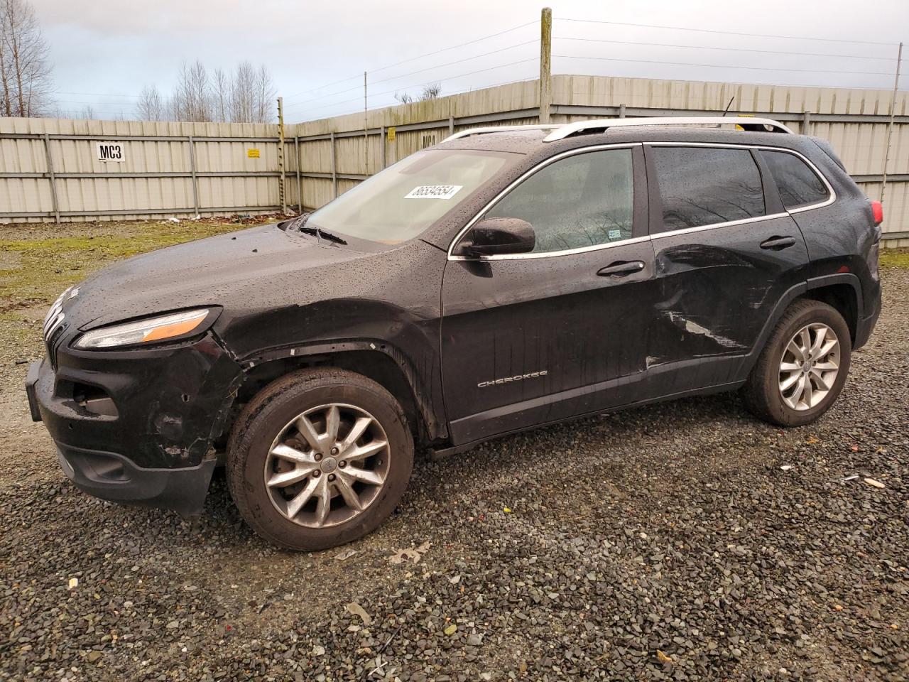 2014 Jeep Cherokee Limited VIN: 1C4PJMDS9EW209983 Lot: 86534554