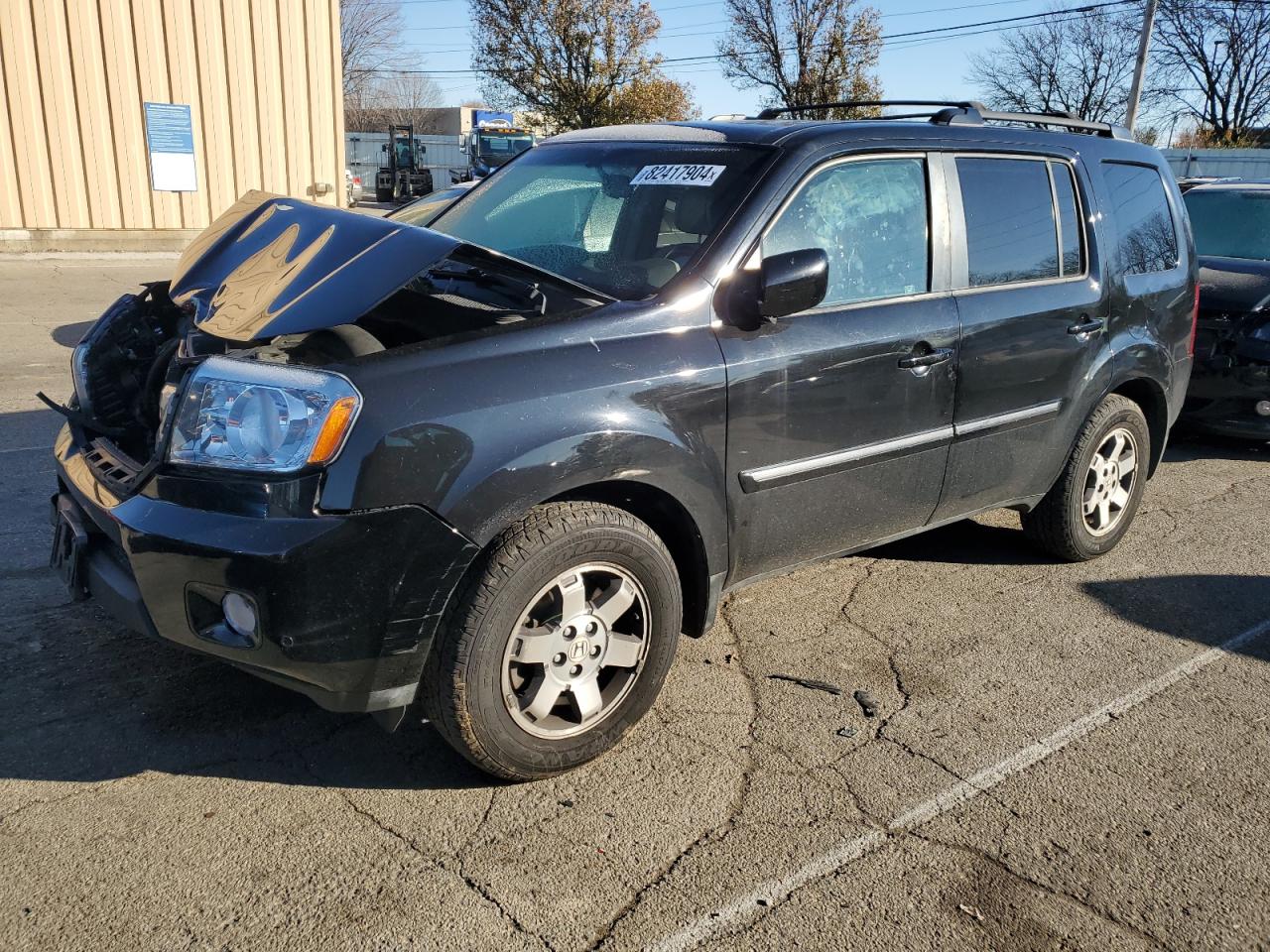 2011 Honda Pilot Touring VIN: 5FNYF4H99BB092788 Lot: 82417904