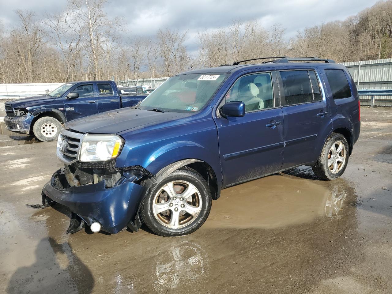 2014 Honda Pilot Exl VIN: 5FNYF4H5XEB052043 Lot: 86117724