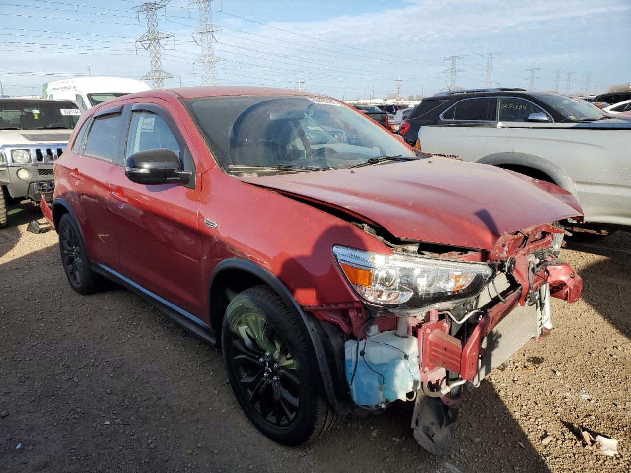 2018 Mitsubishi Outlander Sport Es VIN: JA4AP3AUXJZ020699 Lot: 82888384