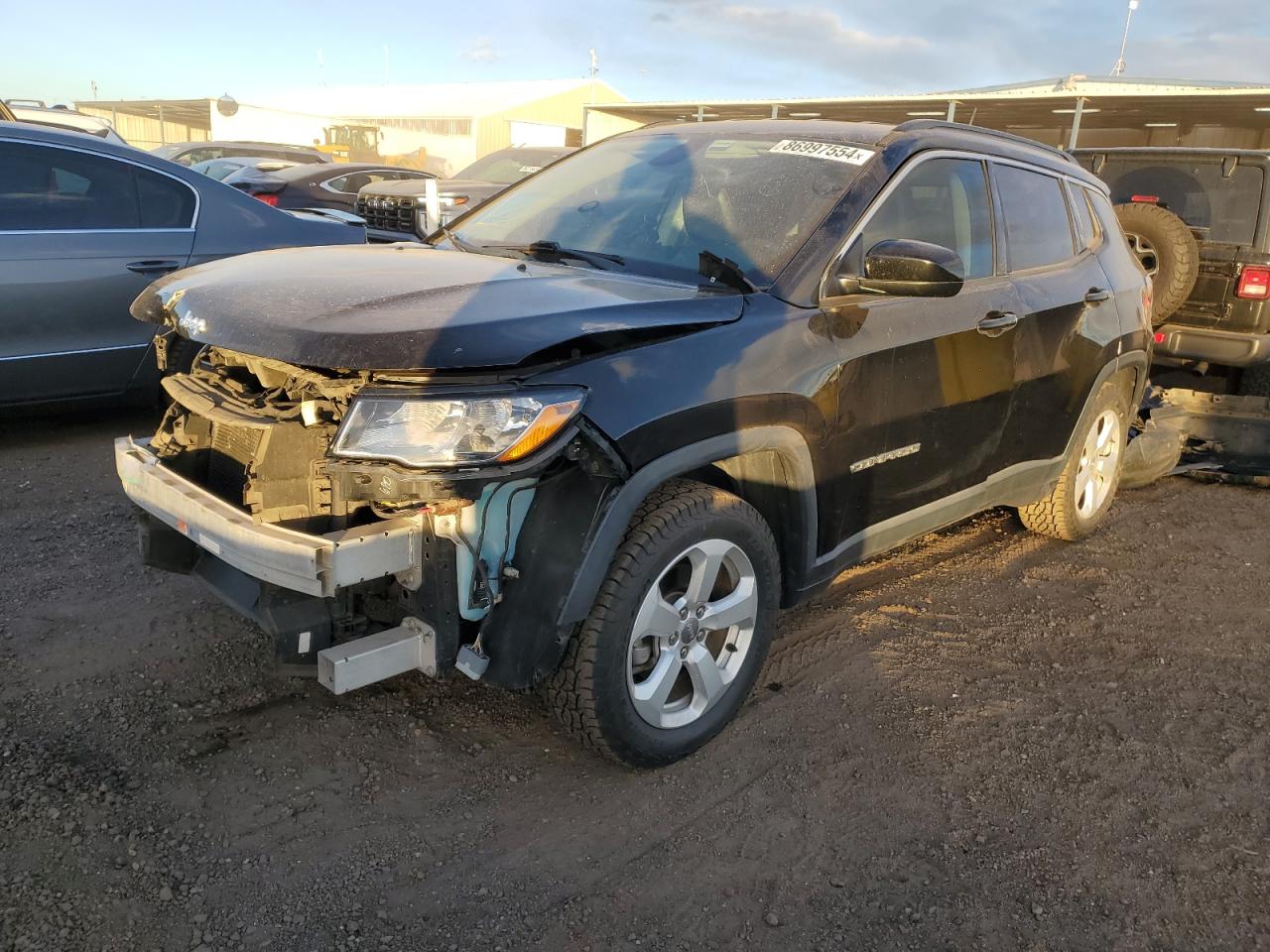 2017 Jeep Compass Latitude VIN: 3C4NJCBB9HT658692 Lot: 86997554