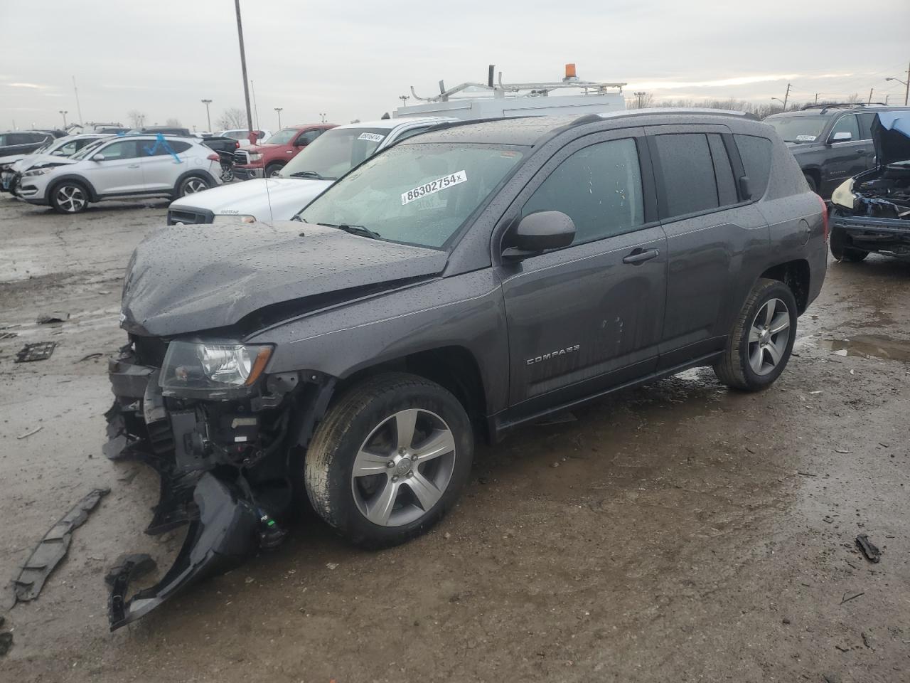 2016 Jeep Compass Latitude VIN: 1C4NJDEB1GD768898 Lot: 86302754