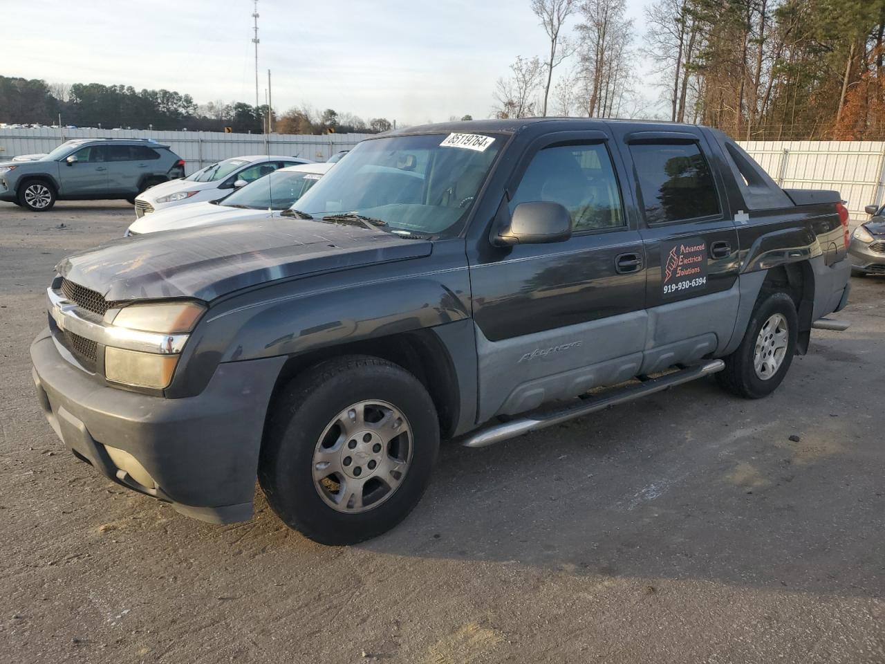 2003 Chevrolet Avalanche C1500 VIN: 3GNEC13T23G192036 Lot: 85119764