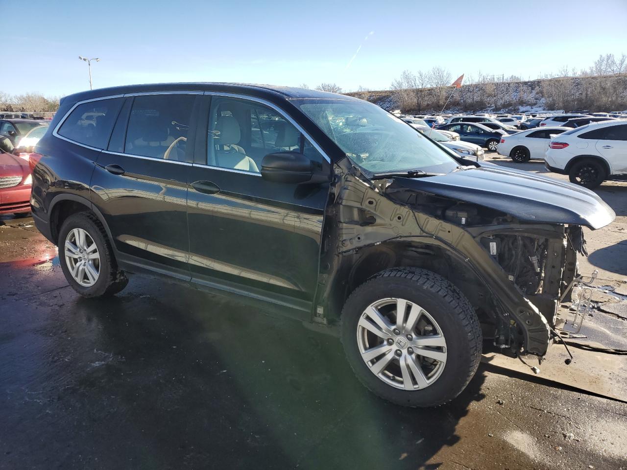 2018 Honda Pilot Lx VIN: 5FNYF6H12JB067249 Lot: 85030374