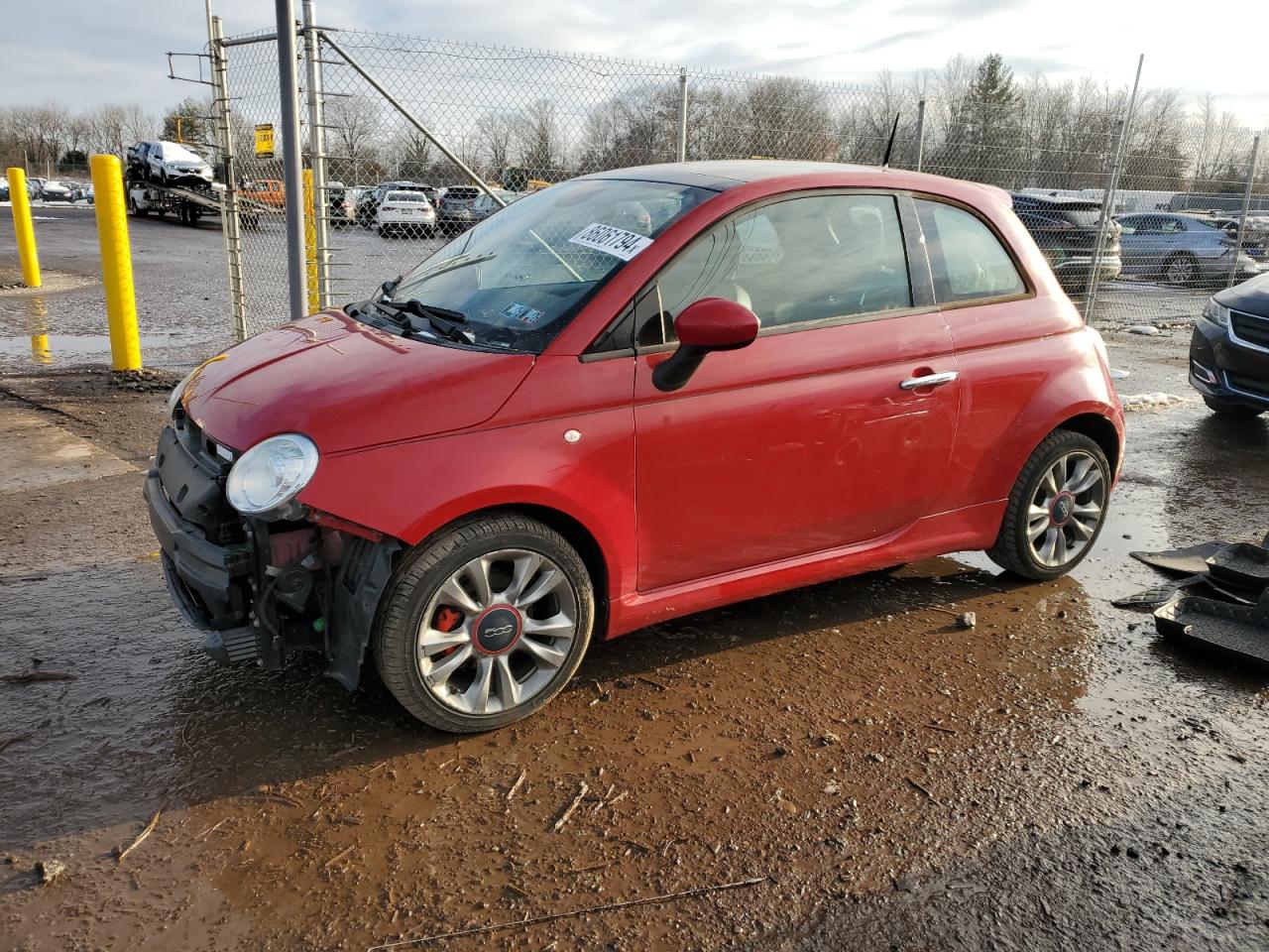 2015 Fiat 500 Sport VIN: 3C3CFFBR8FT613560 Lot: 86061794