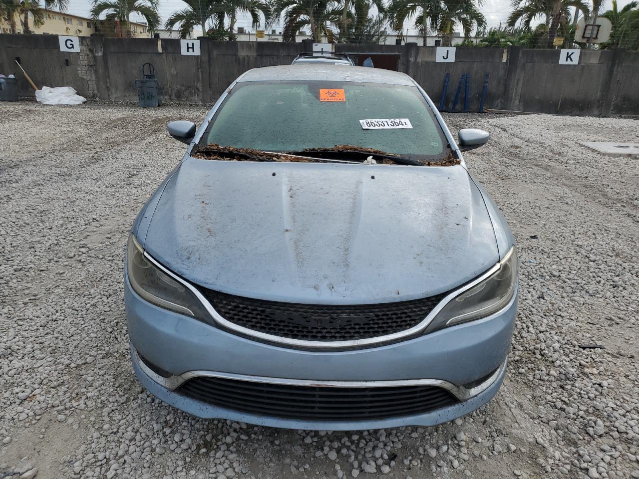 2015 Chrysler 200 Limited VIN: 1C3CCCAB1FN614125 Lot: 86331364