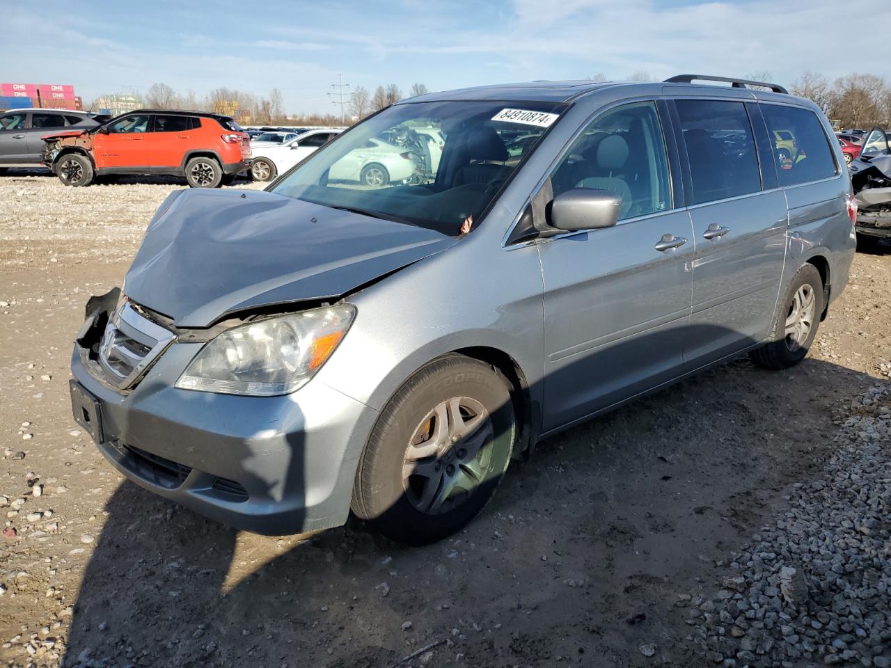 2007 Honda Odyssey Exl VIN: 5FNRL38607B095230 Lot: 84910874