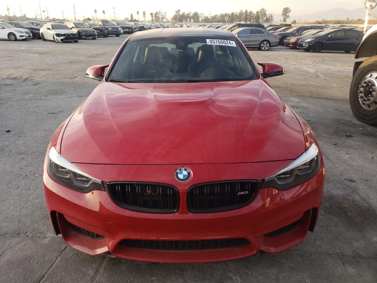 2018 BMW M3 VIN: WBS8M9C54J5L00480 Lot: 85760624