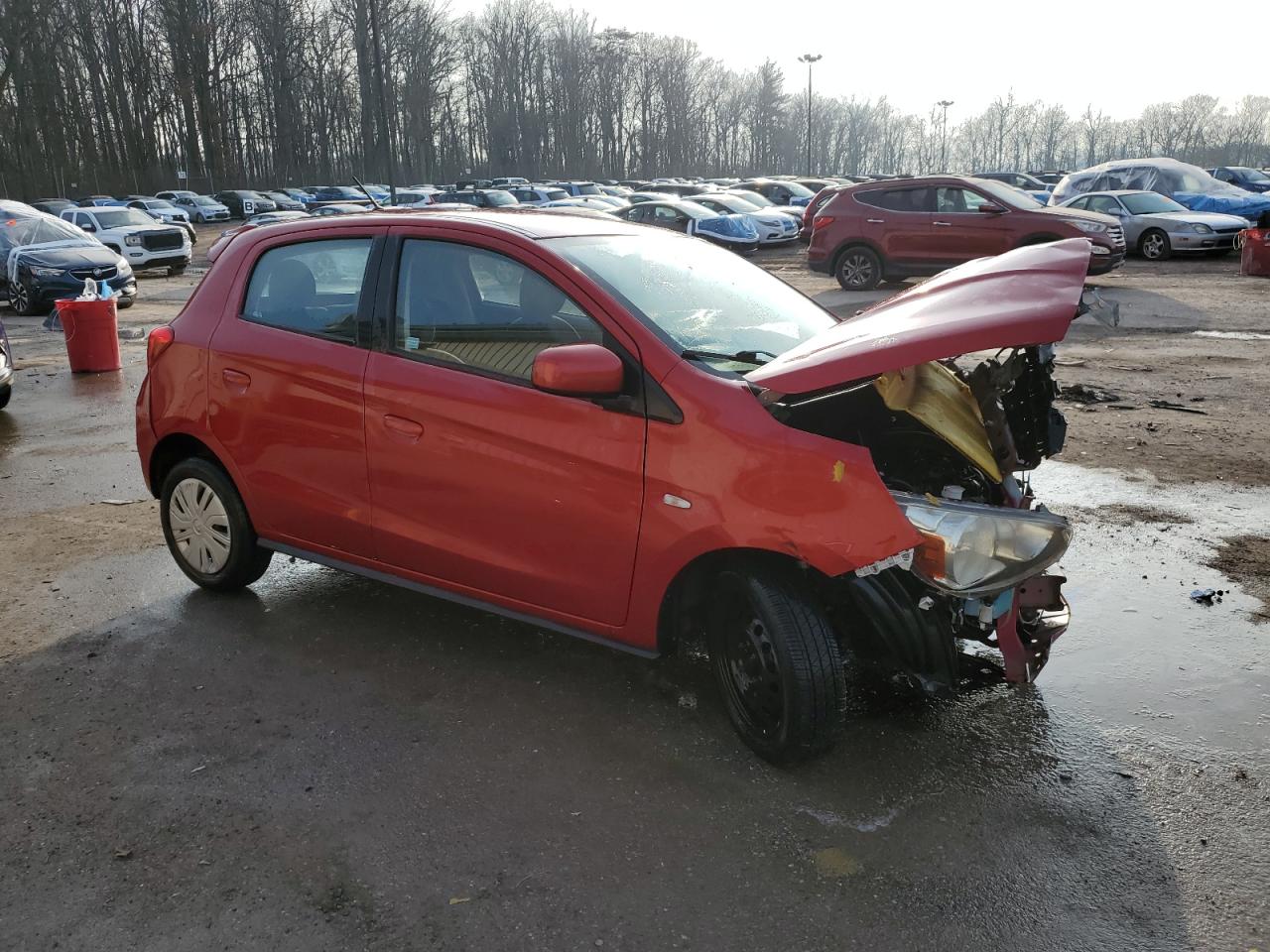 2017 Mitsubishi Mirage Es VIN: ML32A3HJ6HH017390 Lot: 86101134