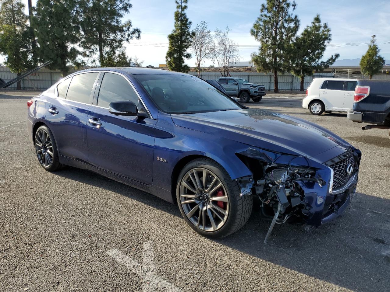 2019 Infiniti Q50 Red Sport 400 VIN: JN1FV7AP1KM780024 Lot: 86755684