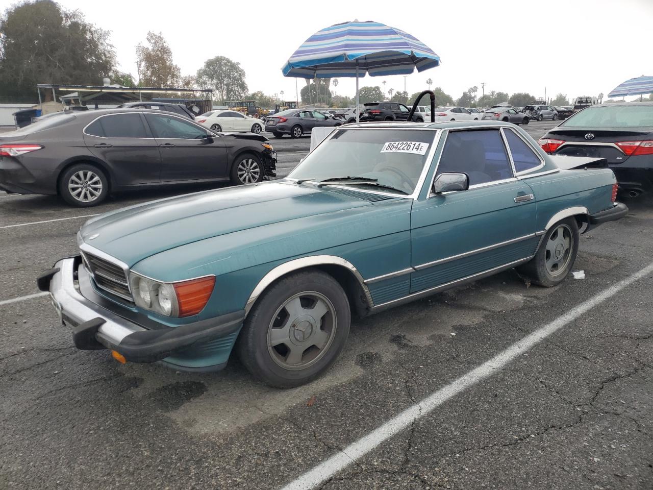 1989 Mercedes-Benz 560 Sl VIN: WDBBA48D7KA100368 Lot: 86422614