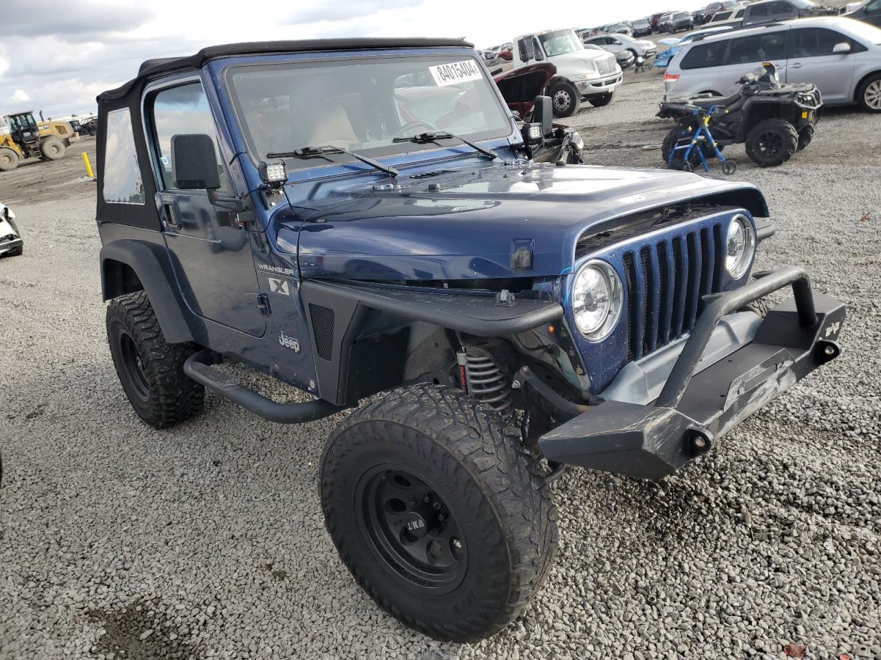 2002 Jeep Wrangler / Tj X VIN: 1J4FA39S62P743666 Lot: 84015404