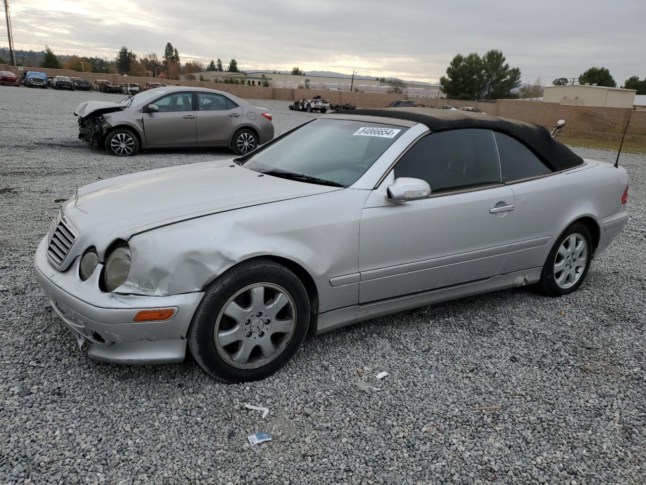 2003 Mercedes-Benz Clk 320 VIN: WDBLK65G83T142291 Lot: 84866654