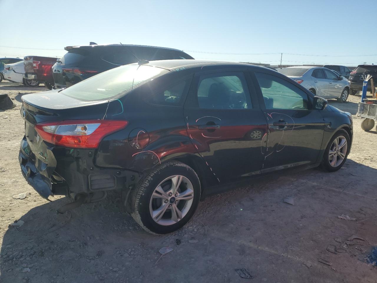 2014 Ford Focus Se VIN: 1FADP3F23EL439907 Lot: 86972824