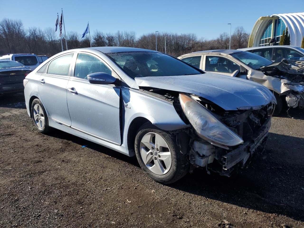 2012 Hyundai Sonata Hybrid VIN: KMHEC4A43CA063187 Lot: 86276614