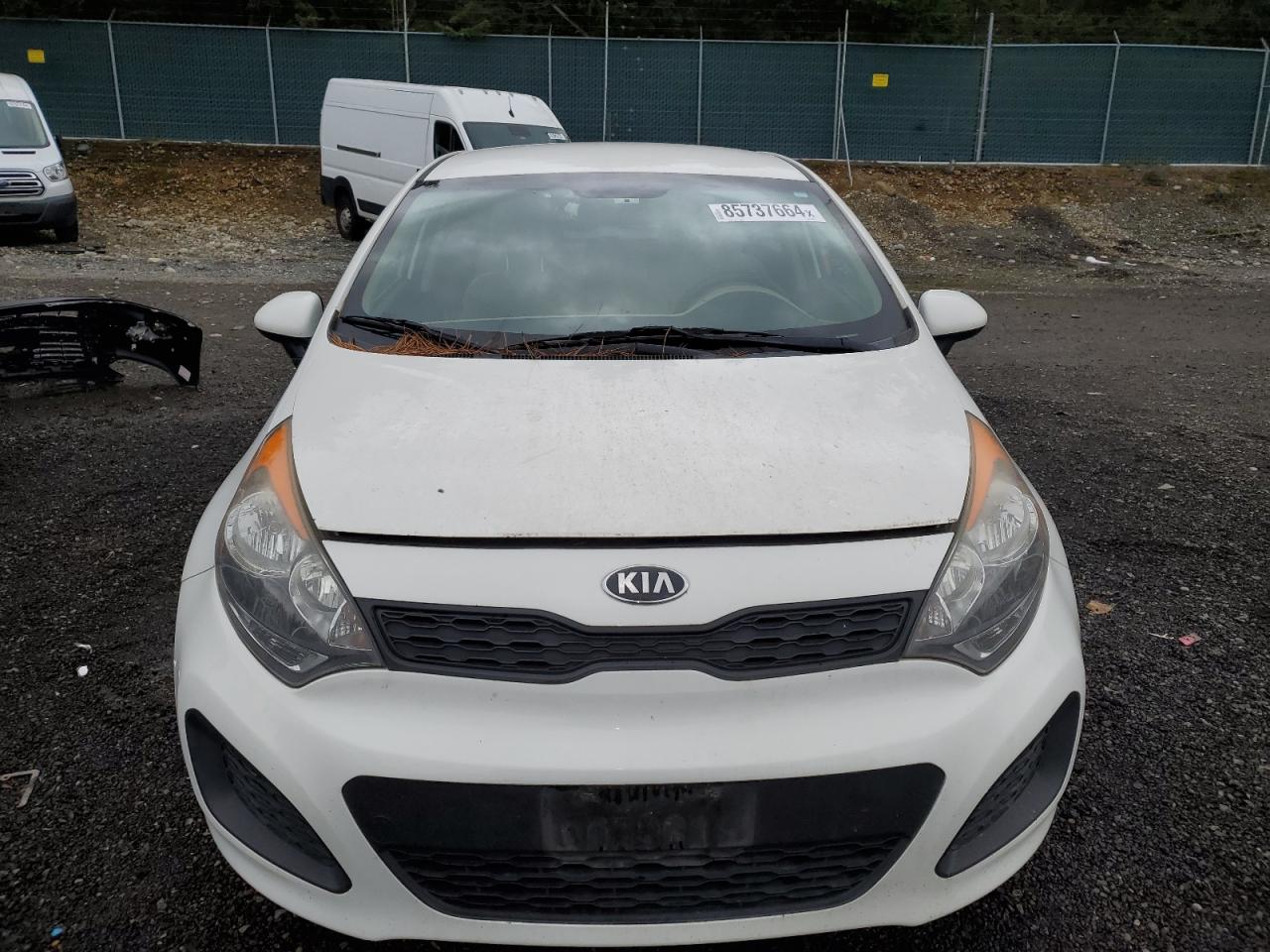 2013 Kia Rio Lx VIN: KNADM5A37D6309878 Lot: 85737664