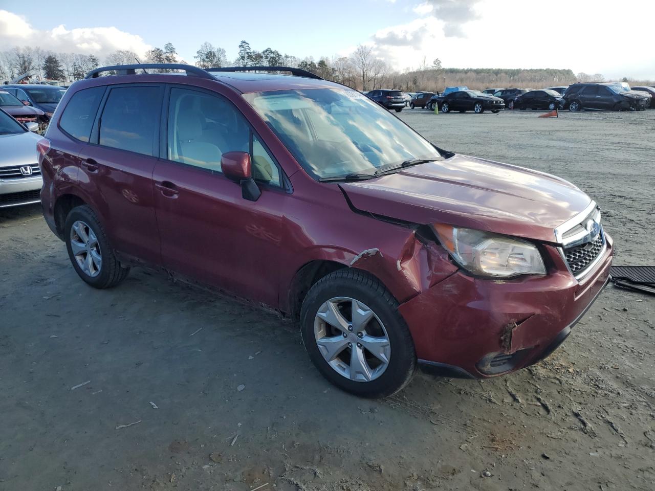 2014 Subaru Forester 2.5I Premium VIN: JF2SJAEC3EH545229 Lot: 85781144