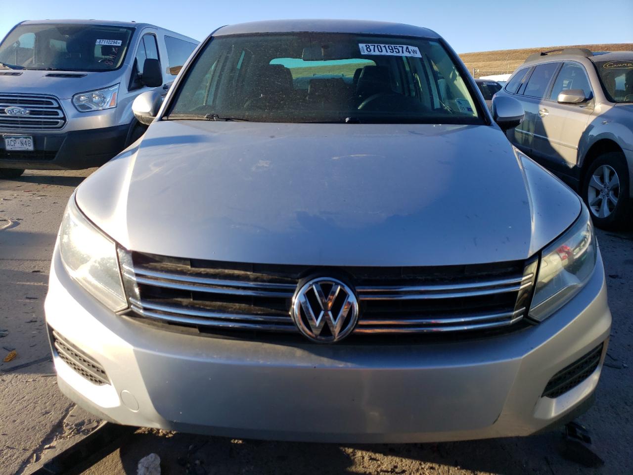 2014 Volkswagen Tiguan S VIN: WVGAV3AX7EW588062 Lot: 87019574