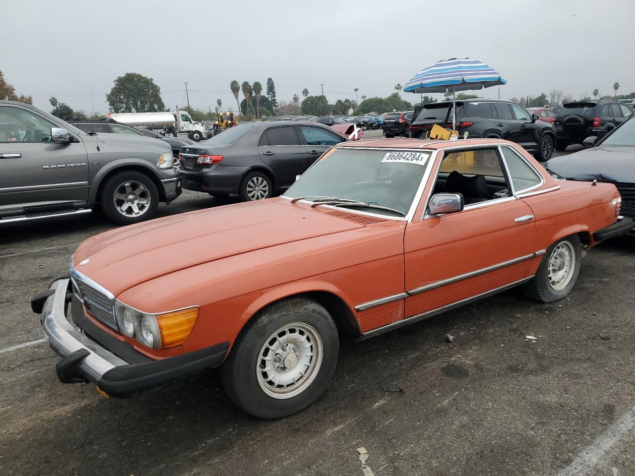 1976 Mercedes-Benz 450Sl Conv VIN: 10704412029847 Lot: 86864284