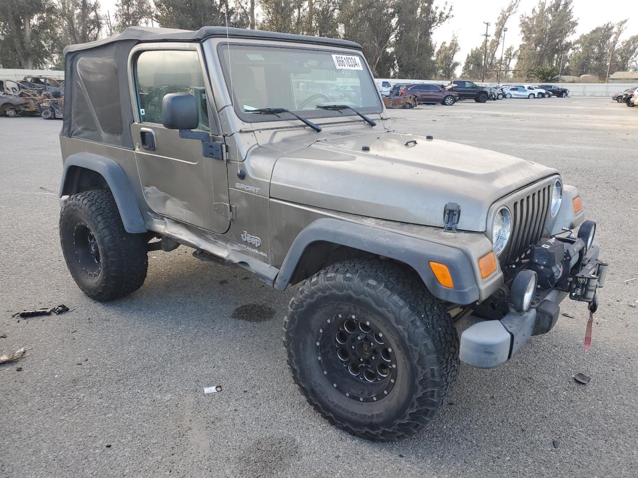 2006 Jeep Wrangler / Tj Sport VIN: 1J4FA49S16P782628 Lot: 86618334