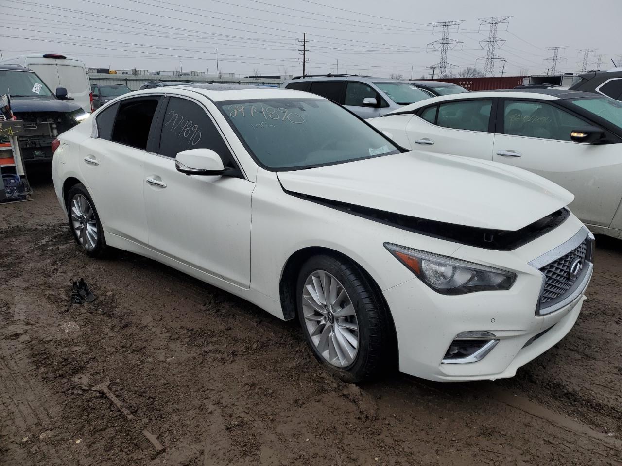 2021 Infiniti Q50 Luxe VIN: JN1EV7BR8MM754065 Lot: 85850604