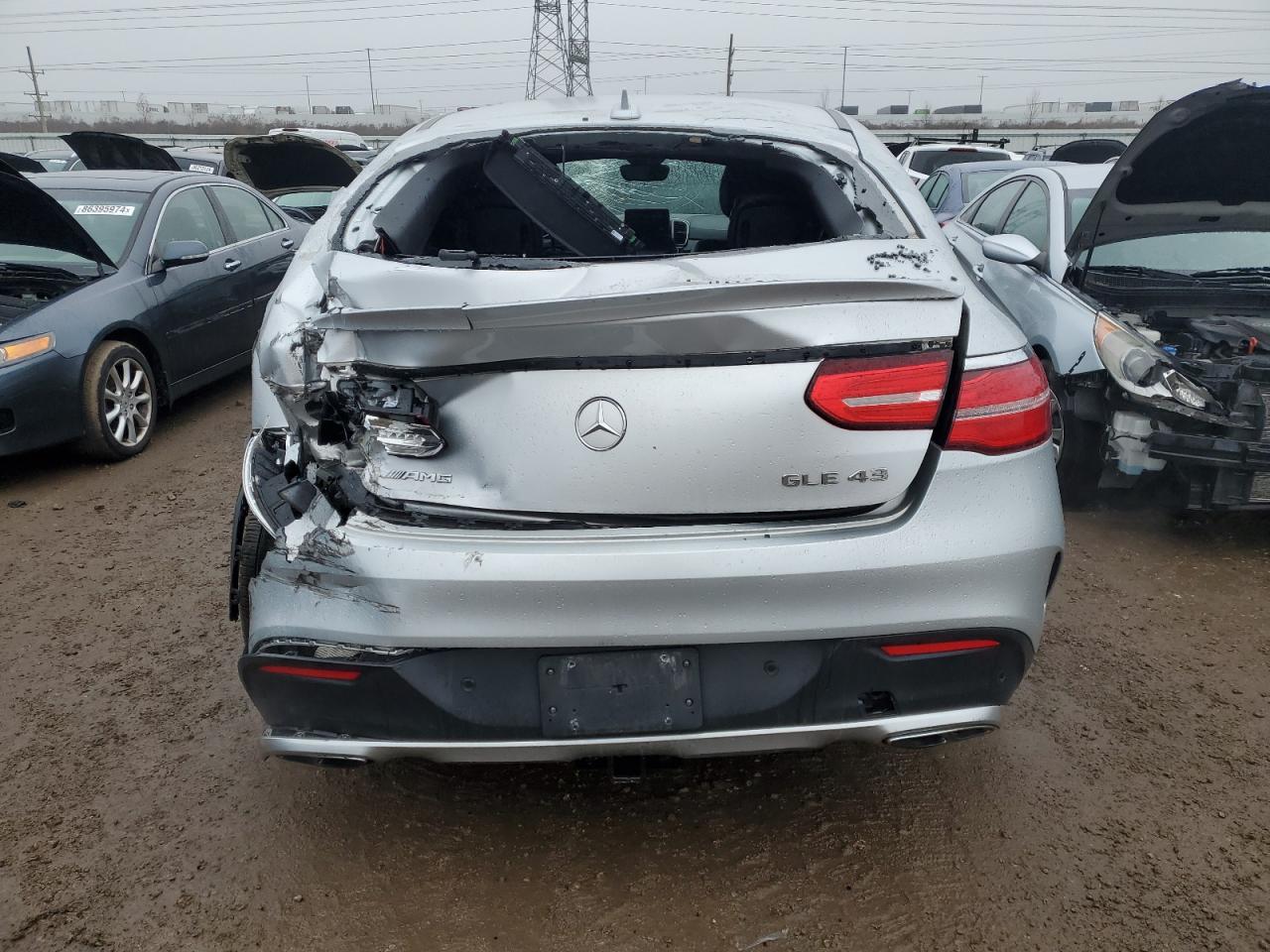 2017 Mercedes-Benz Gle Coupe 43 Amg VIN: 4JGED6EB4HA086910 Lot: 86598464