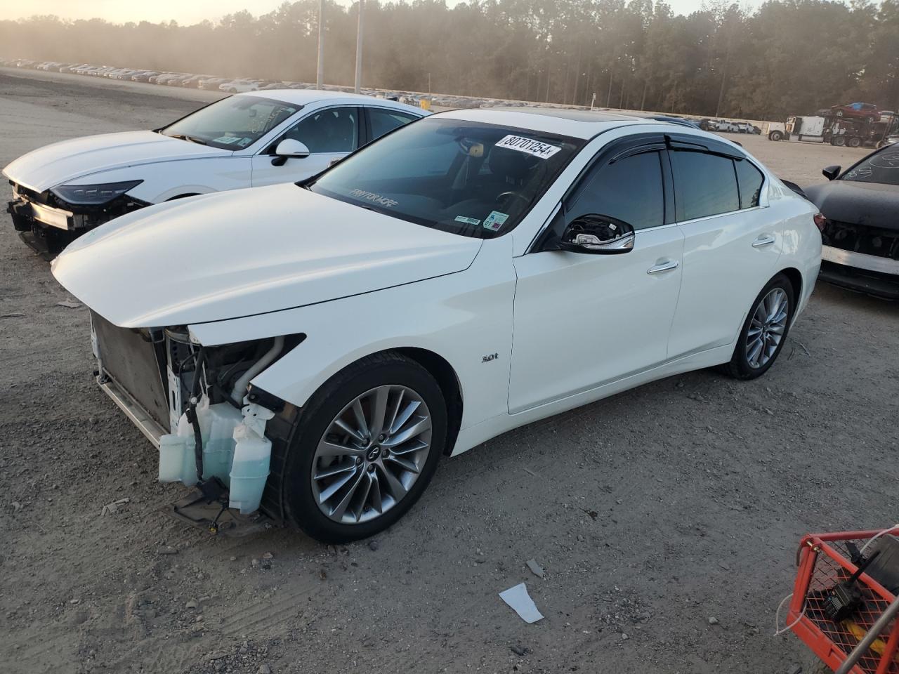 2018 Infiniti Q50 Luxe VIN: JN1EV7AR0JM433571 Lot: 80701254