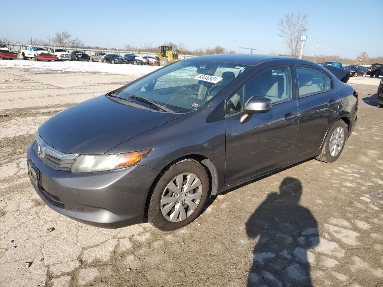 2012 Honda Civic Lx VIN: 19XFB2F5XCE061600 Lot: 83040984