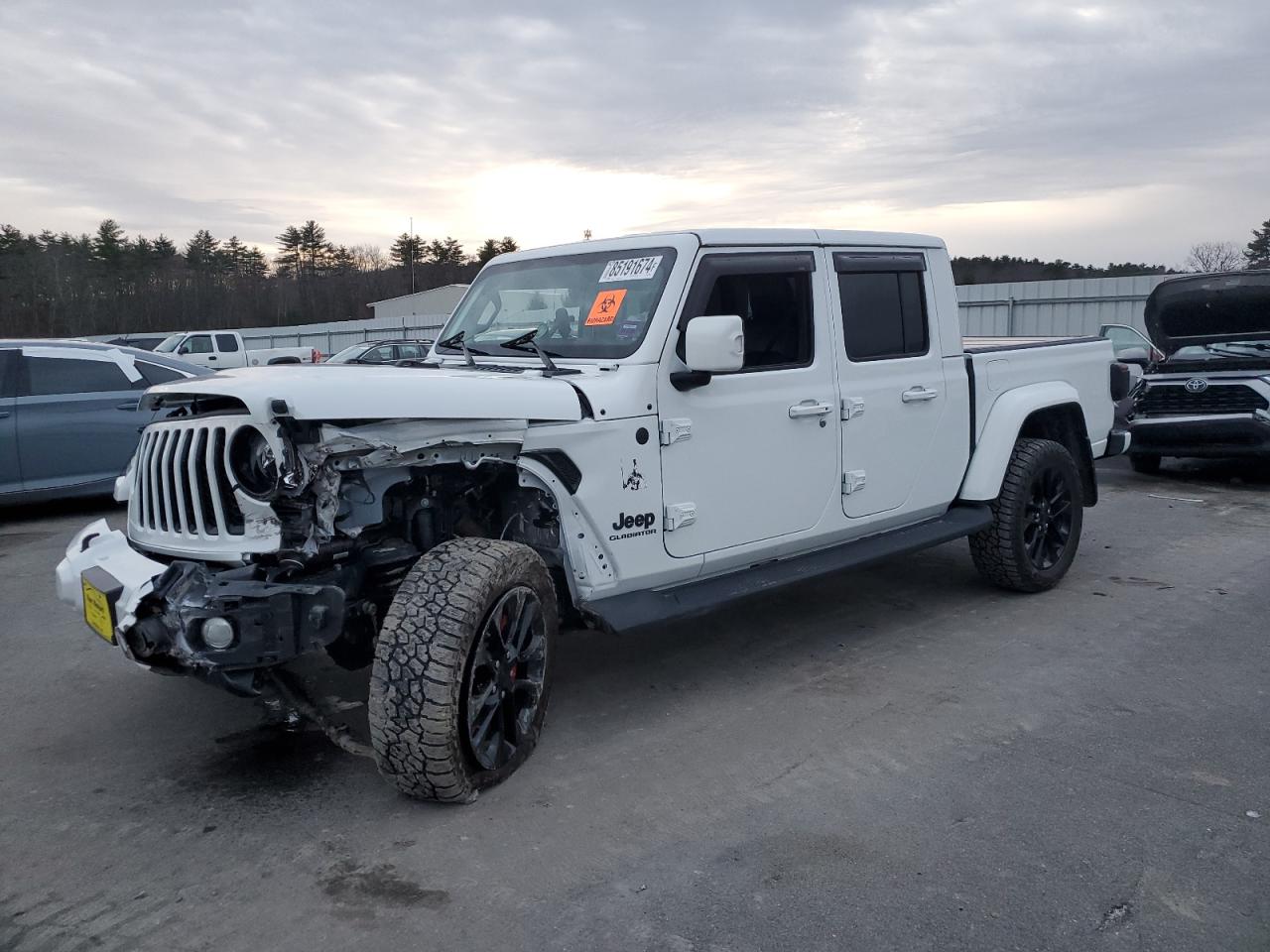 2022 Jeep Gladiator Overland VIN: 1C6HJTFG0NL139242 Lot: 85191674