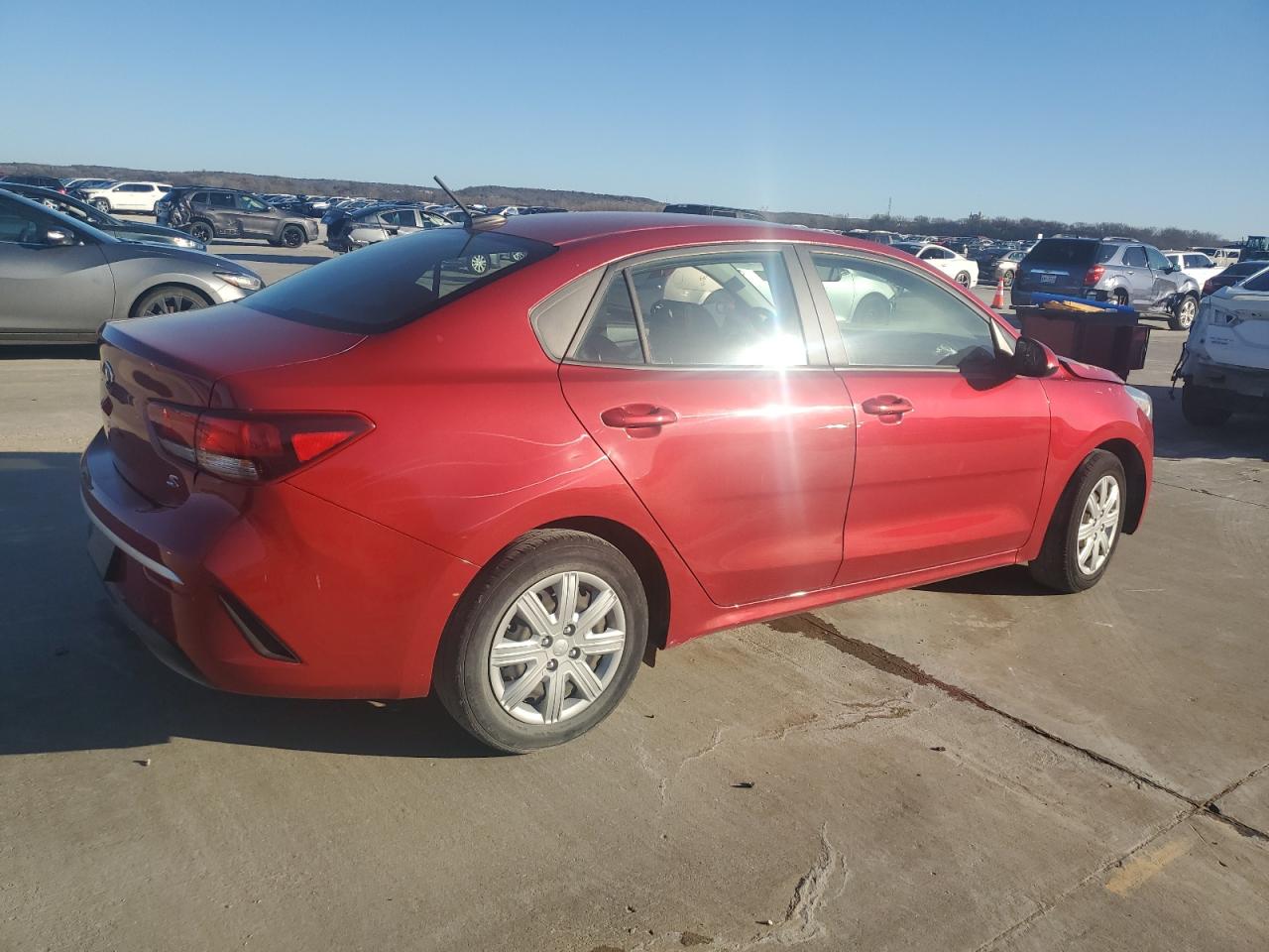 2021 Kia Rio Lx VIN: 3KPA24ADXME391503 Lot: 86585604