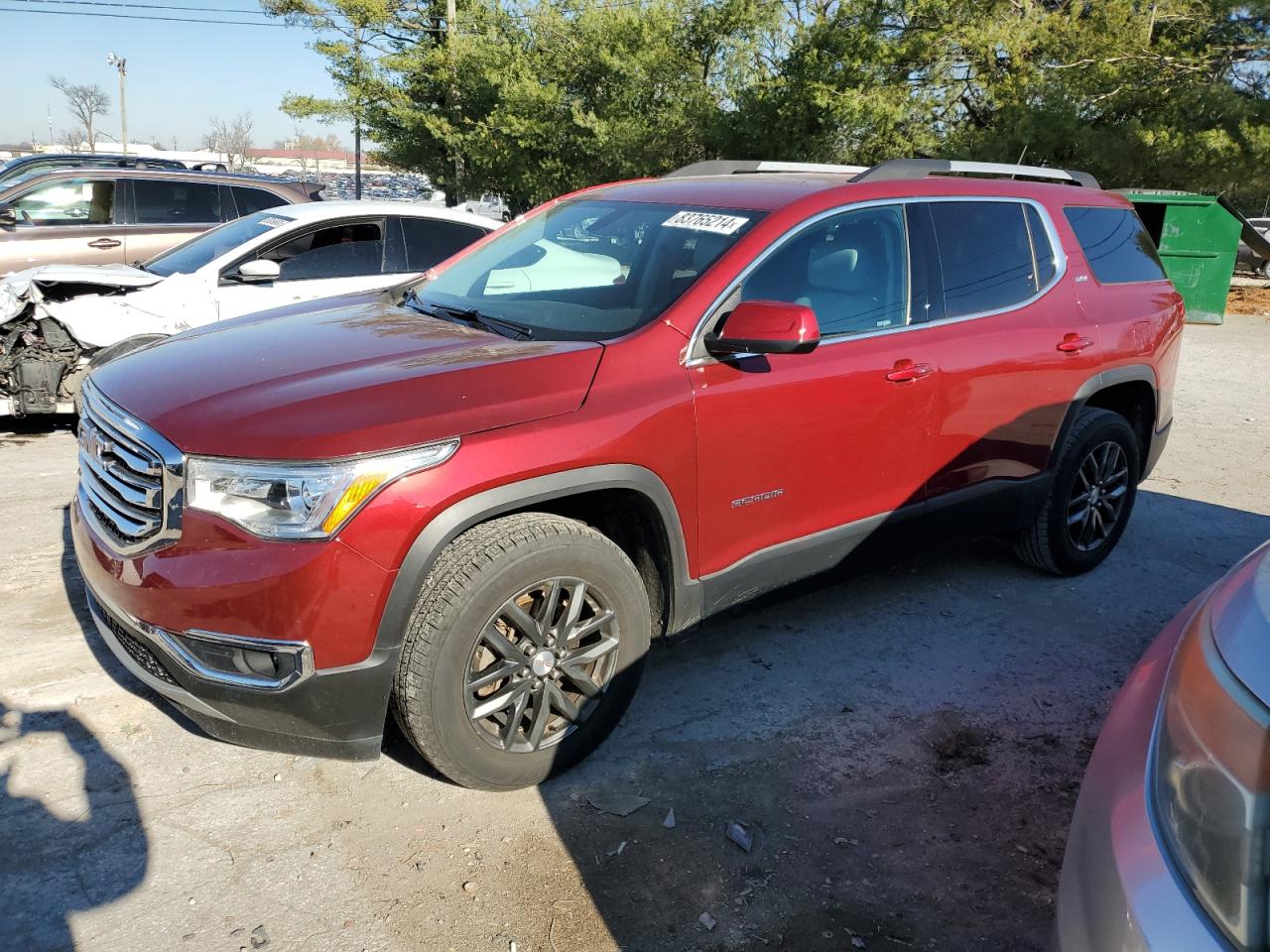 2019 GMC Acadia Slt-1 VIN: 1GKKNMLA3KZ285625 Lot: 83765214