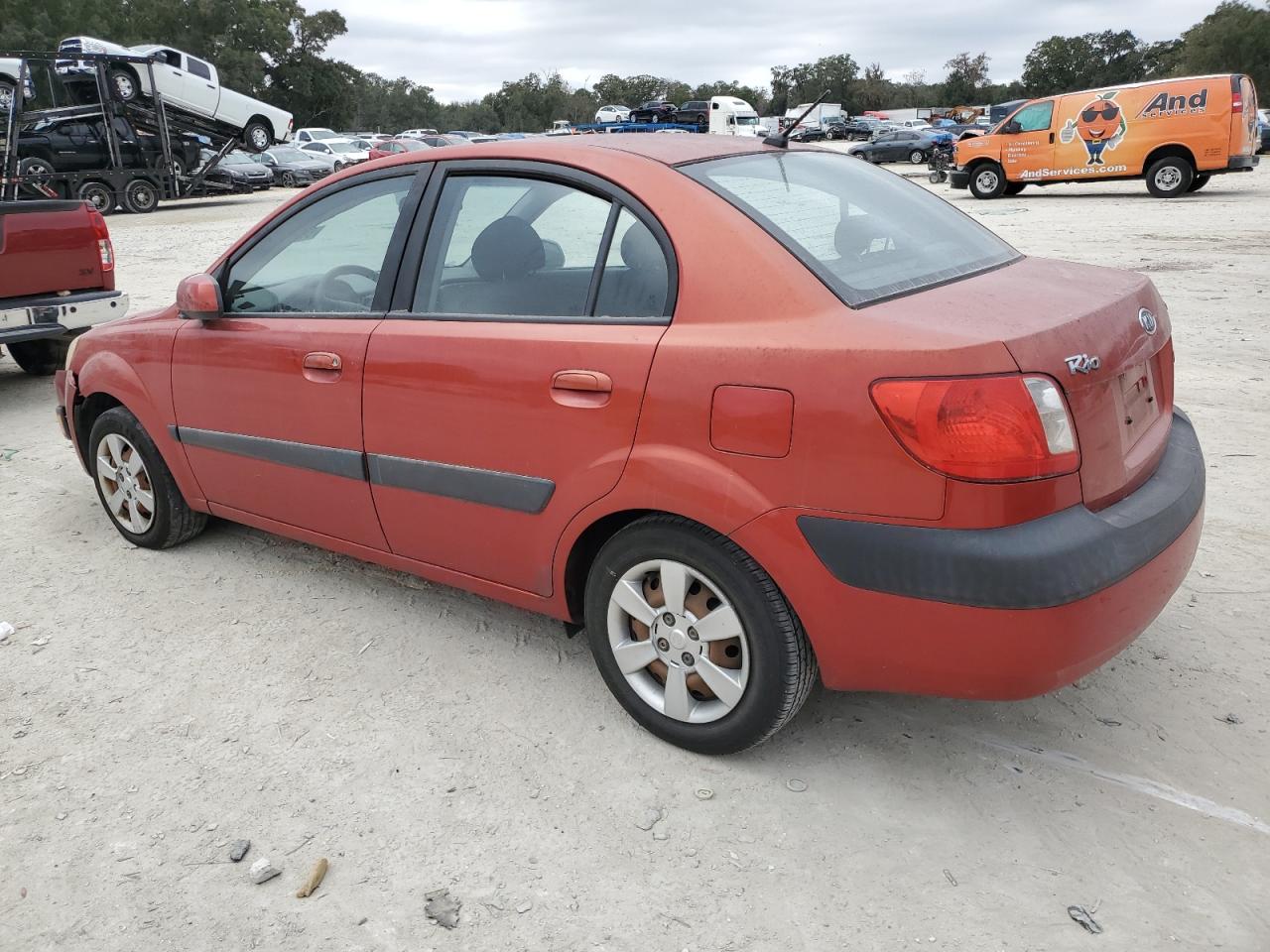 2007 Kia Rio Base VIN: KNADE123576246787 Lot: 86131664