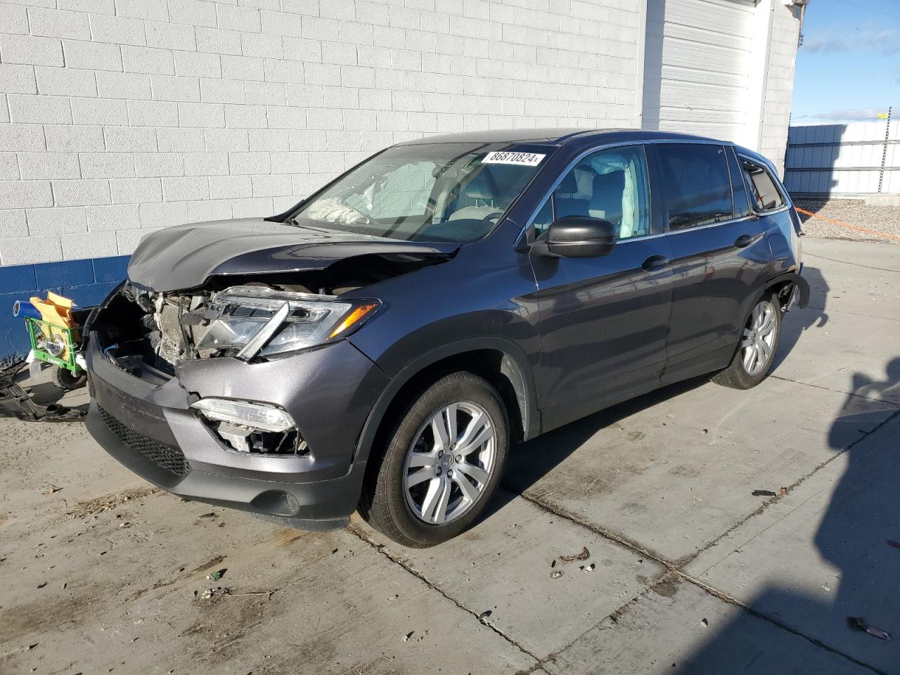 2018 Honda Pilot Lx VIN: 5FNYF6H10JB024223 Lot: 86870824