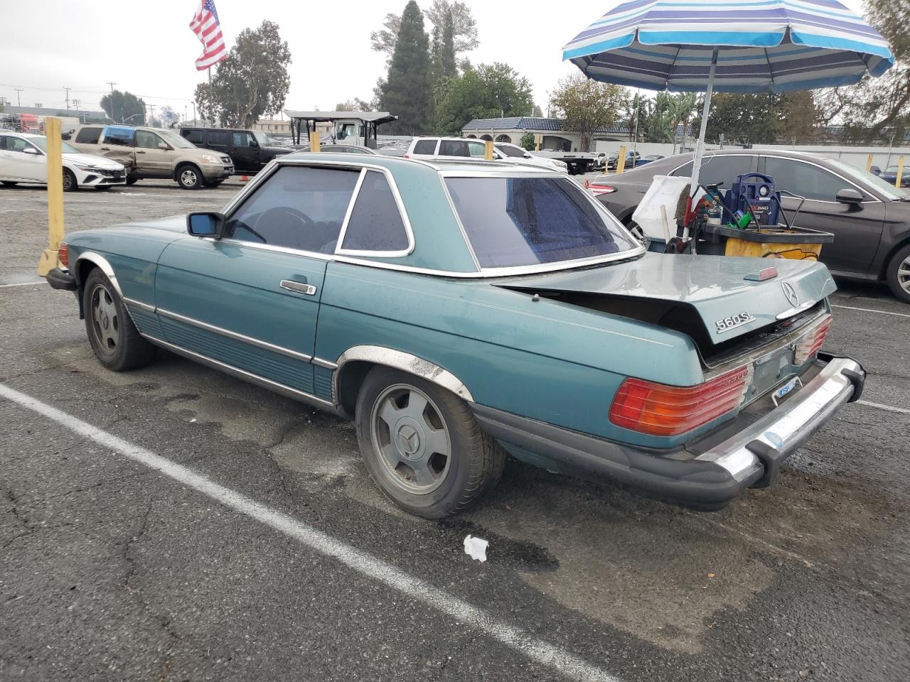 1989 Mercedes-Benz 560 Sl VIN: WDBBA48D7KA100368 Lot: 86422614