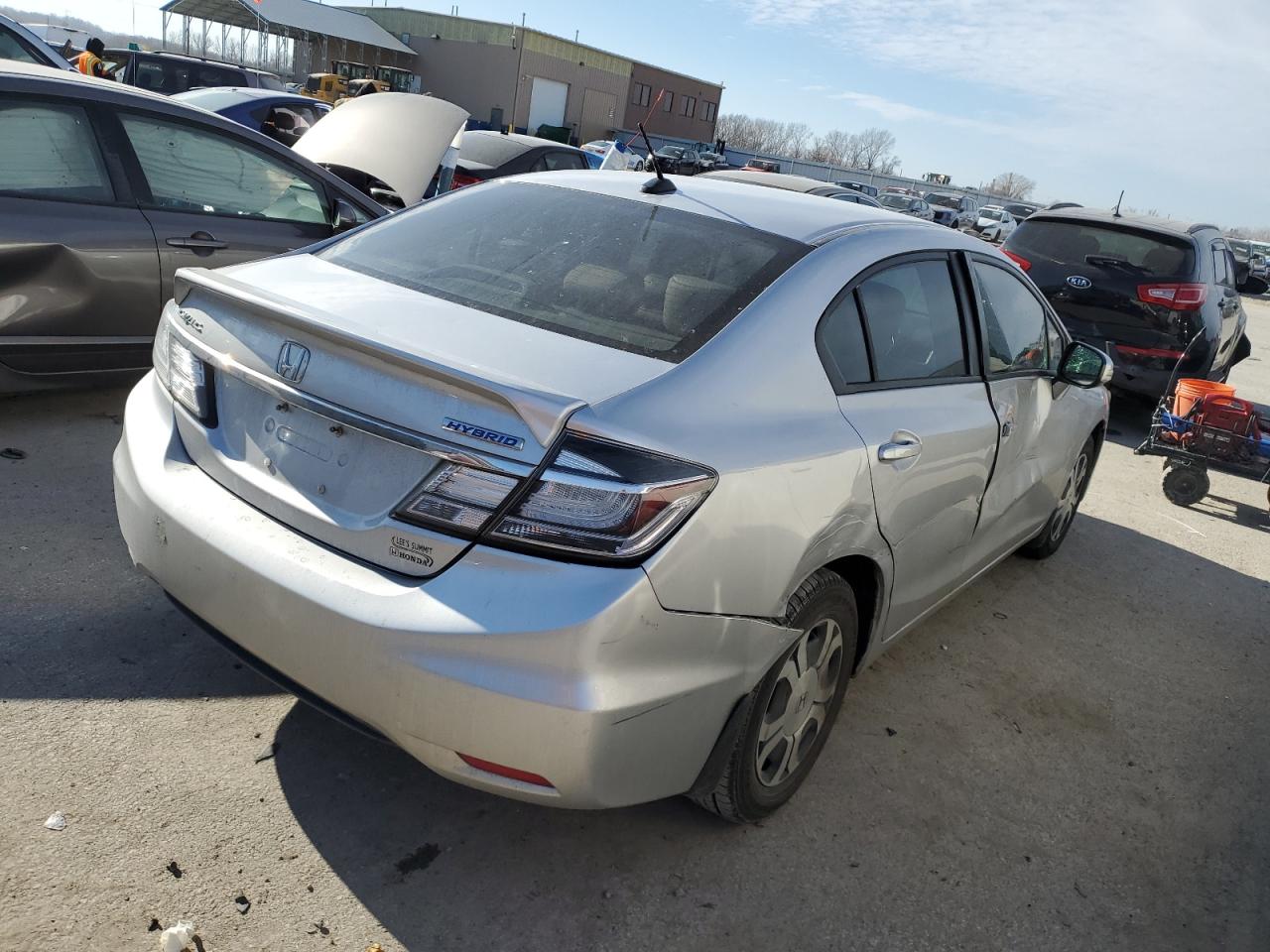 2013 Honda Civic Hybrid VIN: 19XFB4F22DE000261 Lot: 86006224