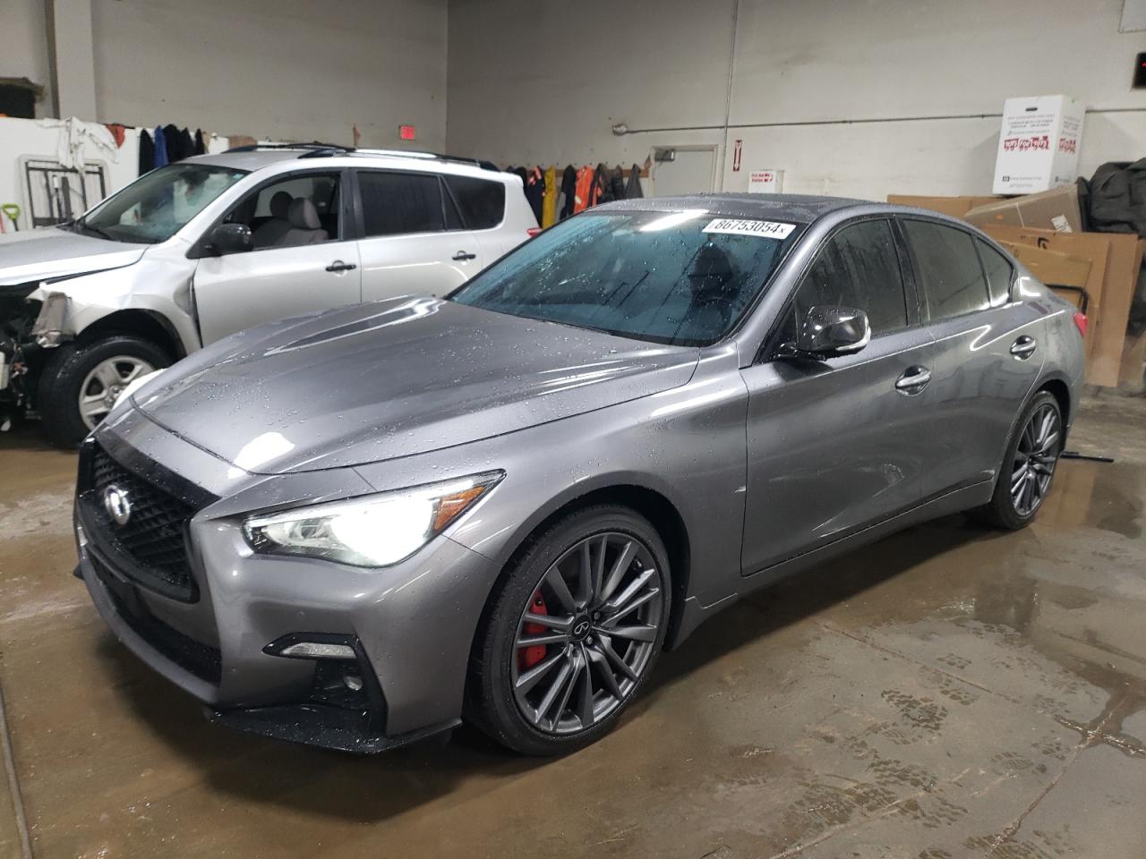 2021 Infiniti Q50 Red Sport 400 VIN: JN1FV7DR4MM880246 Lot: 86753054