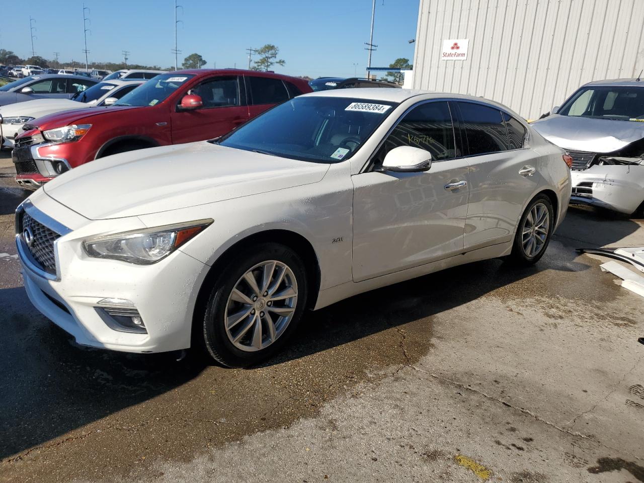 2018 Infiniti Q50 Pure VIN: JN1CV7AR2JM280361 Lot: 86589384